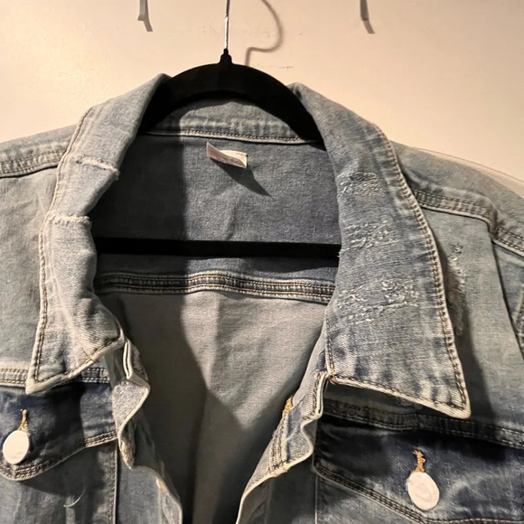 Zig Zag Stripe Denim Shirt / Jacket - Size 2XL - Picture 5 of 10